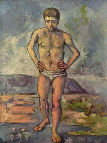 Paul Cezanne Bather Norge oil painting art